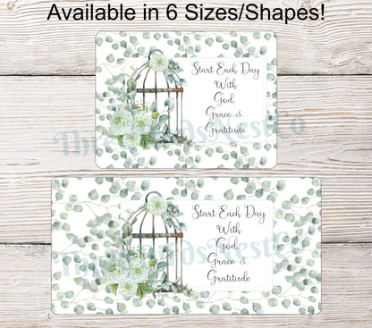 Gods Grace Birdcage Christian Sign