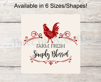 
              Farm Fresh Simply Blessed Sign
            