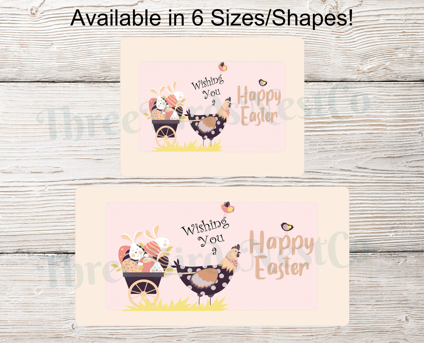 Happy Easter Sign - Easter Wreath Signs - Easter Sign - Floral Wreath Signs -Easter Eggs Signs - Easter Chicken - Easter Bunny Sign