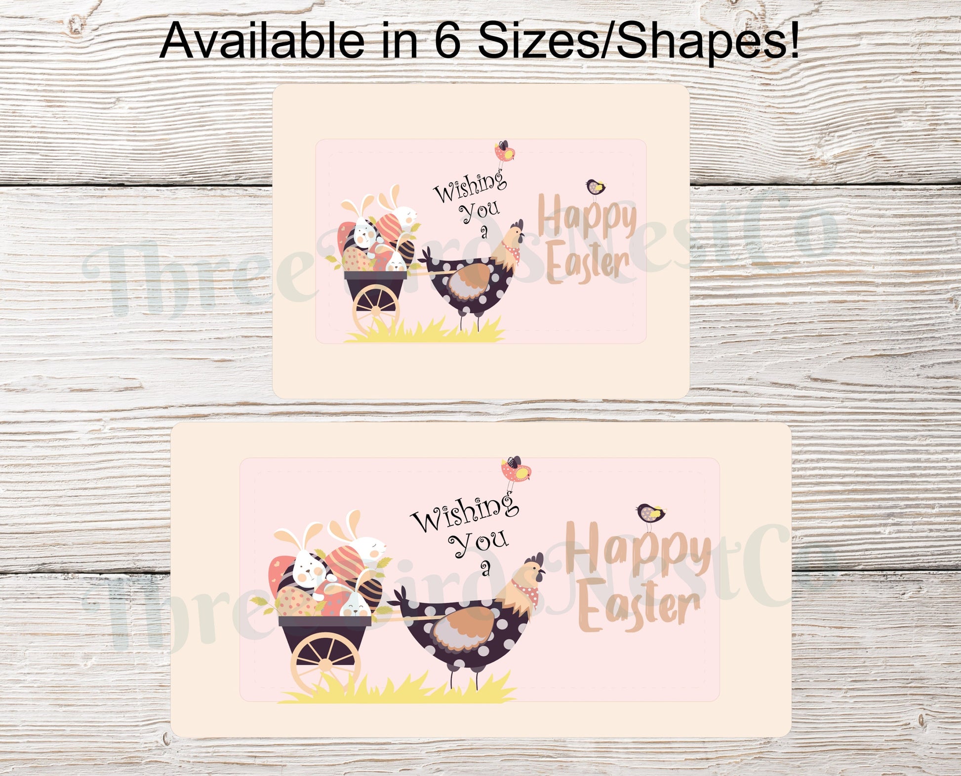 Happy Easter Sign - Easter Wreath Signs - Easter Sign - Floral Wreath Signs -Easter Eggs Signs - Easter Chicken - Easter Bunny Sign