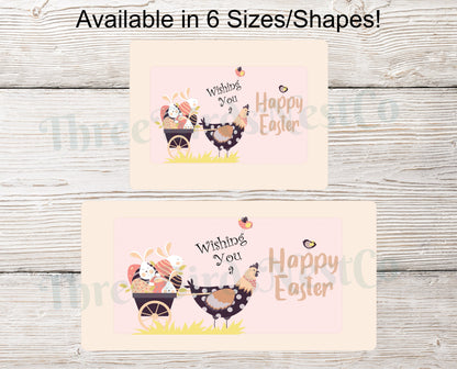 Happy Easter Sign - Easter Wreath Signs - Easter Sign - Floral Wreath Signs -Easter Eggs Signs - Easter Chicken - Easter Bunny Sign