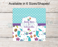 
              Bunny Kisses Easter Wishes Sign
            