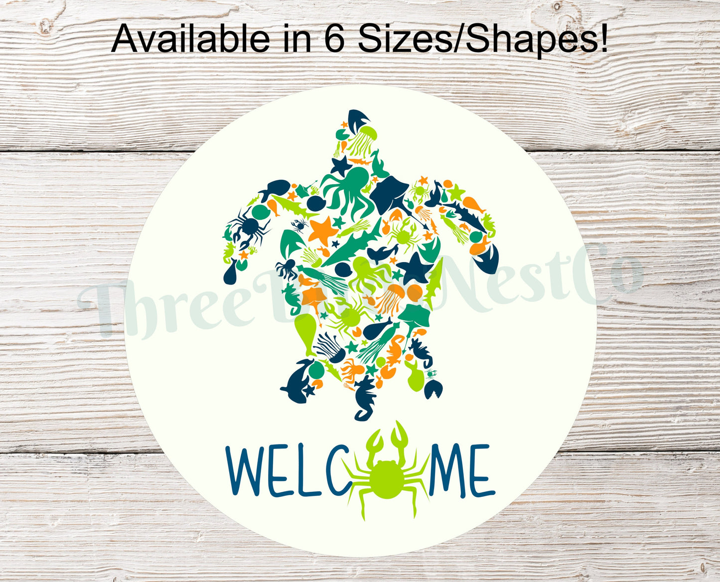Welcome Zentangle Sea Turtle