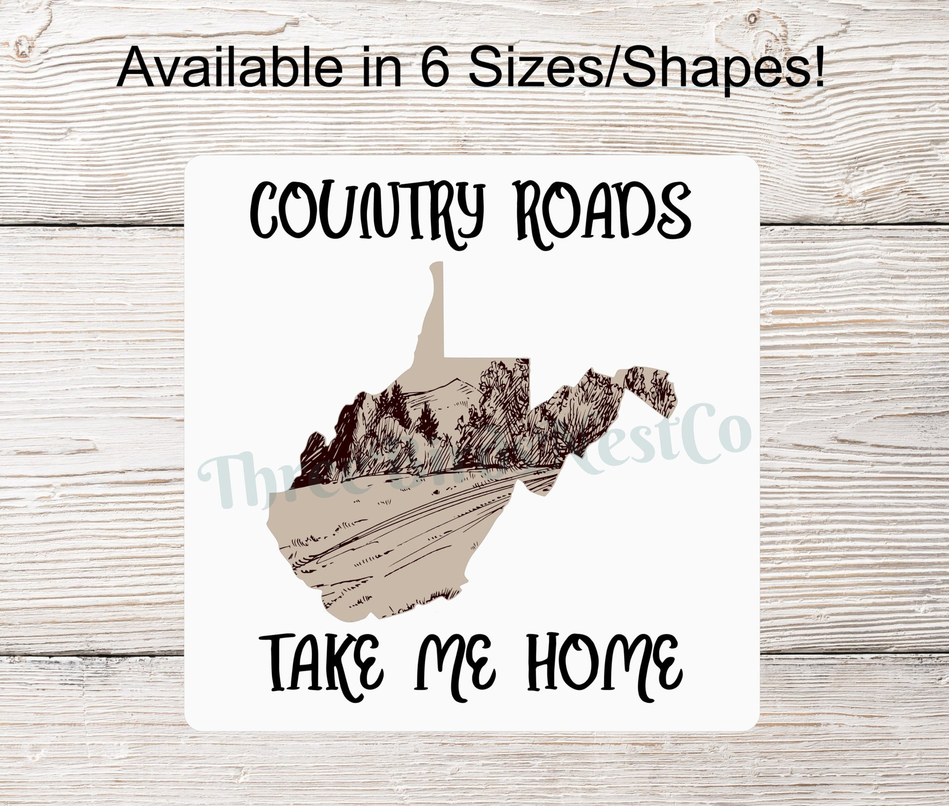 Country Roads Take Me Home Sign - West Virginia Sign - Country Roads Wreath - West Virginia Decor - West Virginia Gifts
