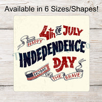 4th of July Independence Day Distressed Patriotic Sign