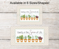 
              Country Kitchen Signs - Kitchen Signs - Spice Sign - Kitchen Spices - Spice of Life
            
