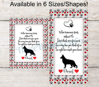 
              Pet Memorial Sign- Pick Your Dog Breed
            