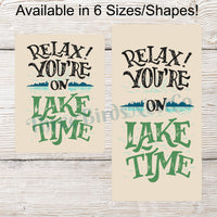 You're on Lake Time Sign