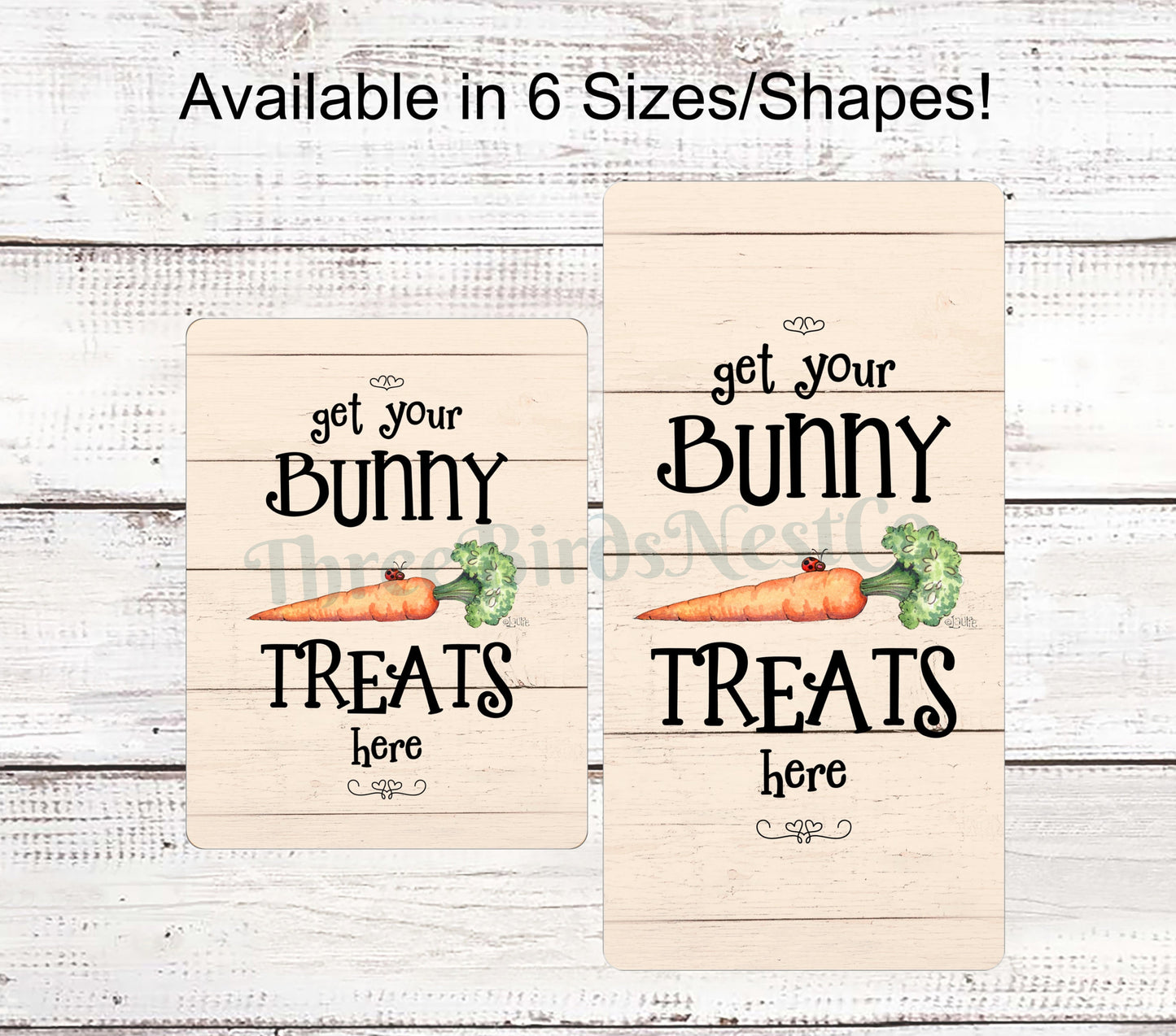 Bunny Treats Easter Sign
