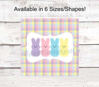 Marshmallow Easter Bunnies Sign