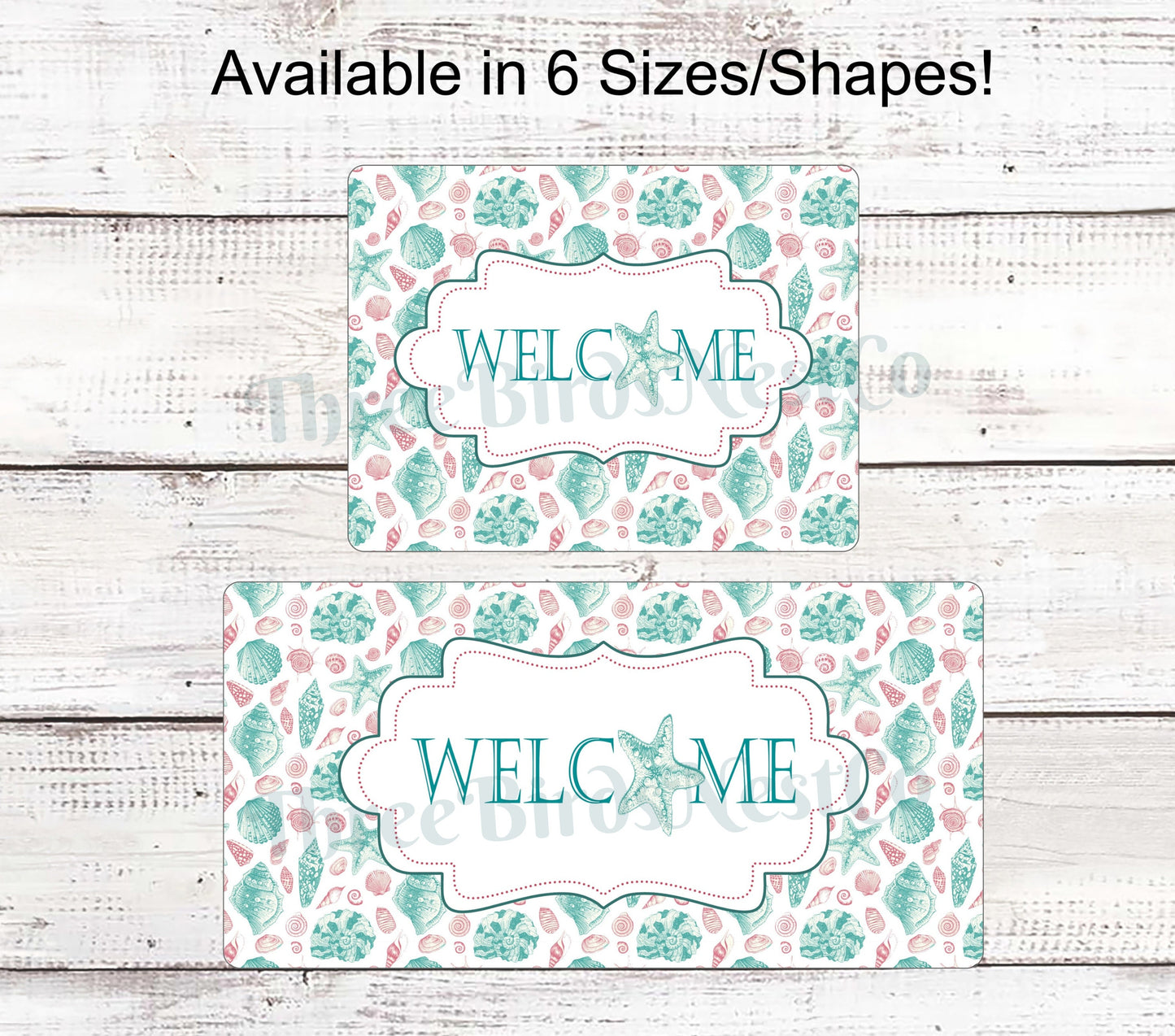 Beach Wreath Sign - Starfish Sign - Starfish Wreath - Starfish Decor - Beach Wreath - Beach Decor - Beach Welcome Sign