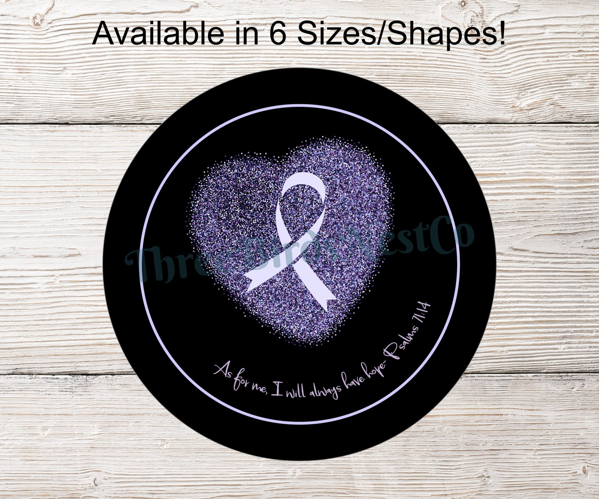 Breast Cancer Sign - Breast Cancer Wreath Sign - Religious Sign - Christian Sign - Breast Cancer Sign - Cancer Awareness Sign