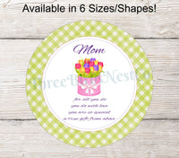 
              Tulips Bouquet Mom Sign
            