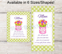 
              Tulips Bouquet Mom Sign
            