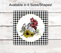 
              Sunflower Rooster Sign
            