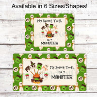 Monster Sweet Tooth Halloween Sign