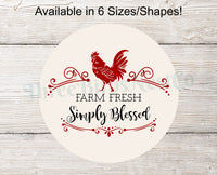 
              Farm Fresh Simply Blessed Sign
            