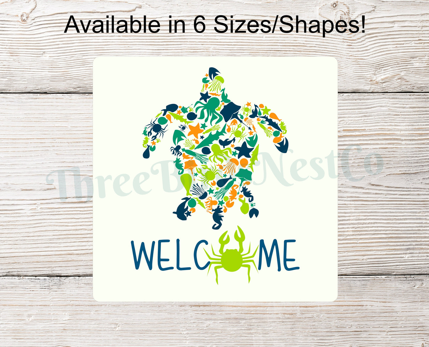Welcome Zentangle Sea Turtle