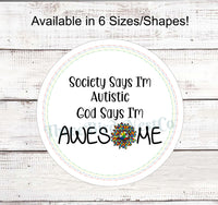 
              Autism Puzzle Sunflower Sign
            