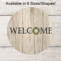 Welcome Wreath Sign - Cotton Sign - Cotton Wreath - Welcome Cotton Wreath - Farmhouse Cotton - Farmhouse Wreath
