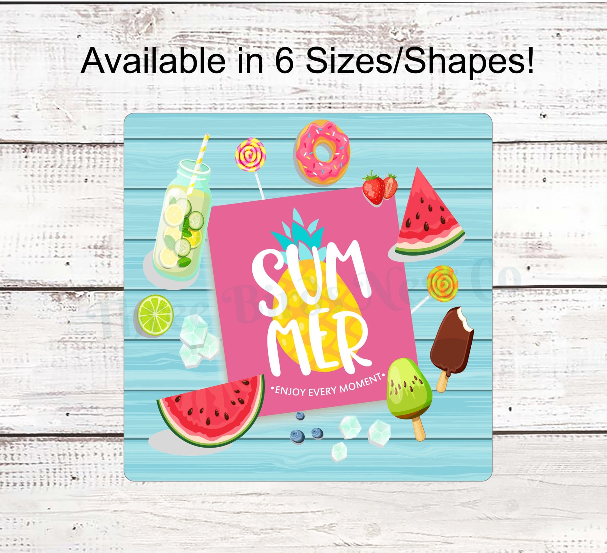 Summertime Sign - Watermelon Wreath Sign - Watermelon Sign - Sweet Summertime Sign - Summer Wreath Signs - Ice Cream Sign - Donut Sign