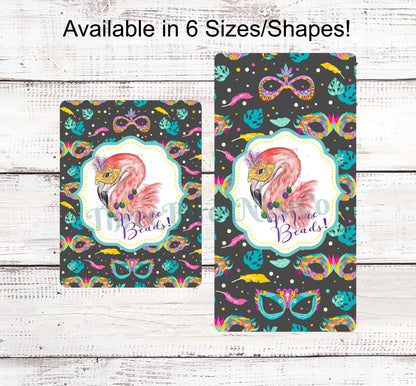 Mardi Gras Wreath Sign - Flamingo Sign - Flamingo Wreath Sign - Mardi Gras Sign - Mardi Gras Mask Sign - Mardi Gras Decor