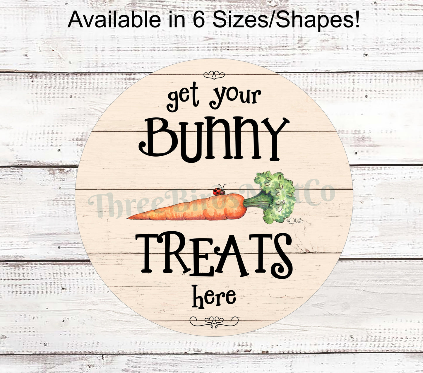 Bunny Treats Easter Sign