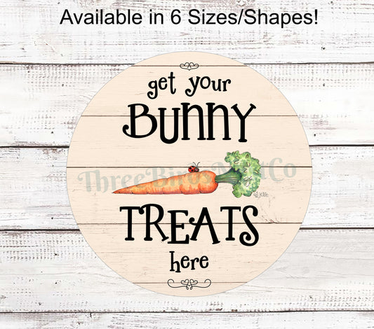 Bunny Treats Easter Sign