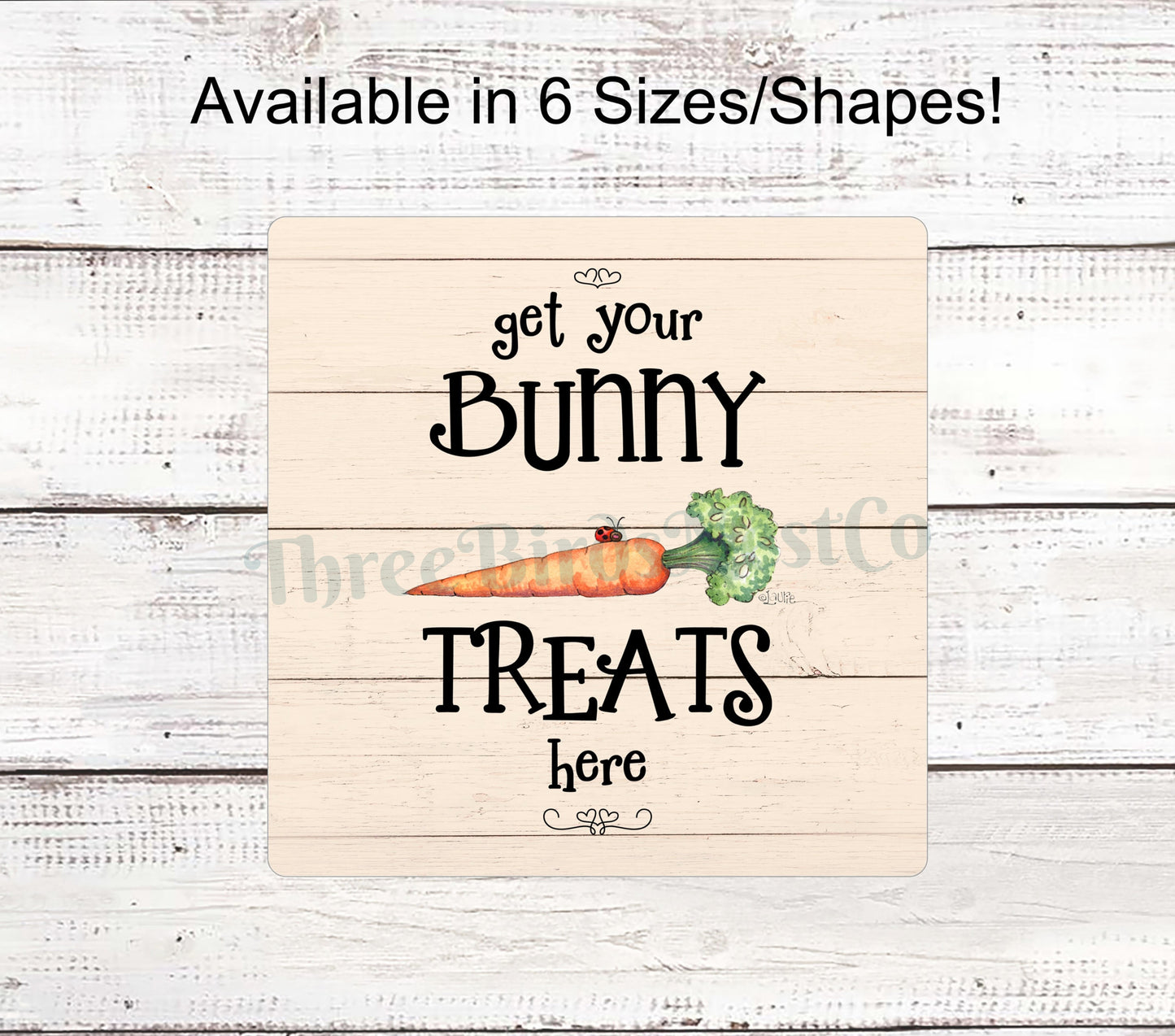 Bunny Treats Easter Sign