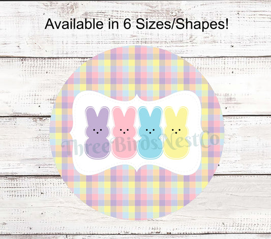 Marshmallow Easter Bunnies Sign