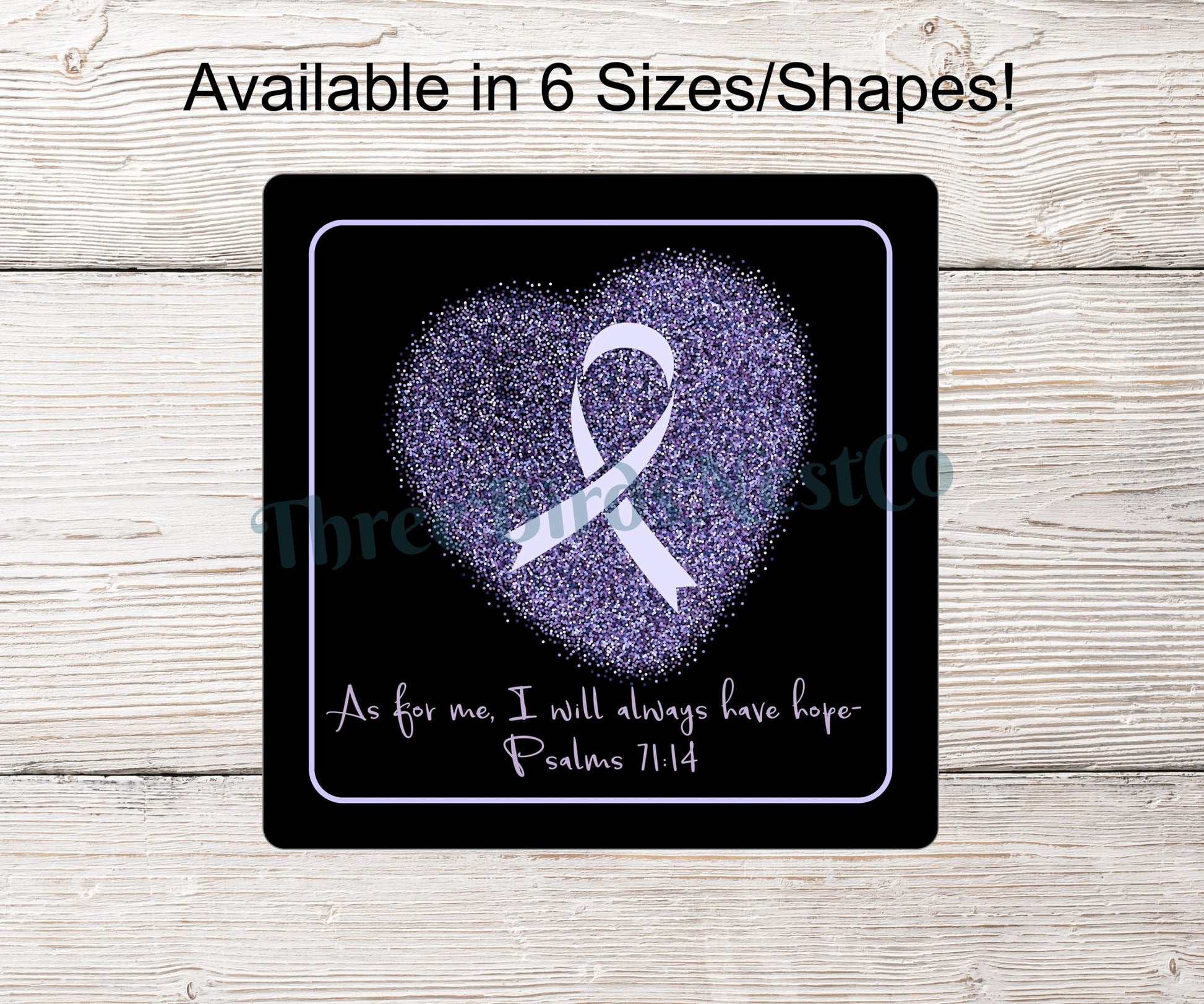 Breast Cancer Sign - Breast Cancer Wreath Sign - Religious Sign - Christian Sign - Breast Cancer Sign - Cancer Awareness Sign