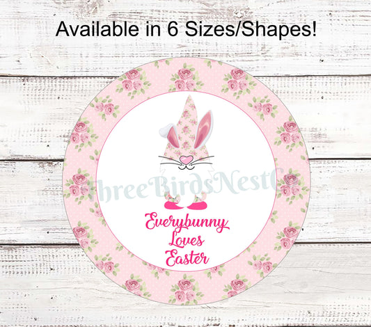 Everybunny Loves Easter Gnome Sign
