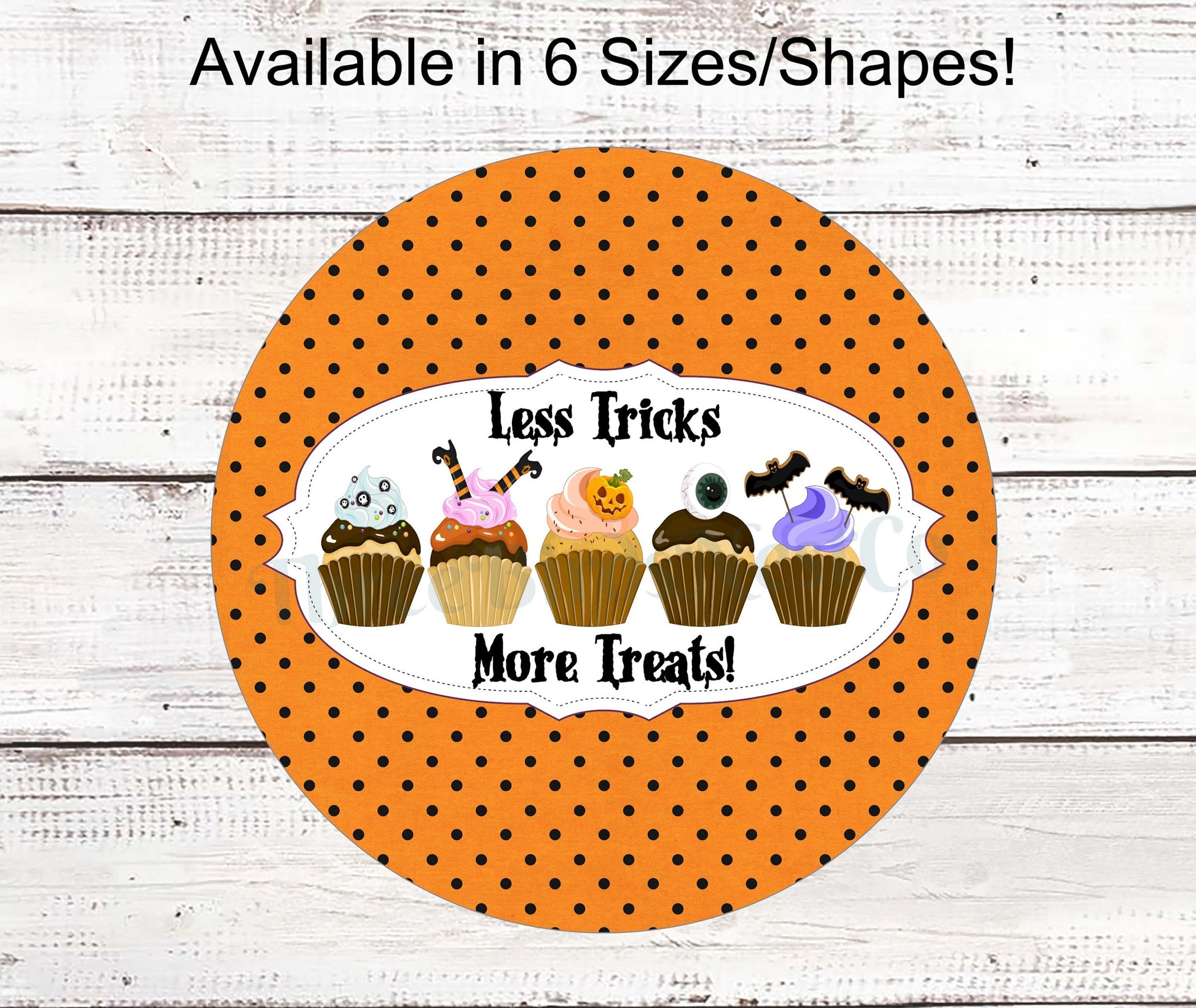 Halloween Signs - Halloween Cupcake - Halloween Wreath - Halloween Wreath Attachments - Halloween Decor - Halloween Candy
