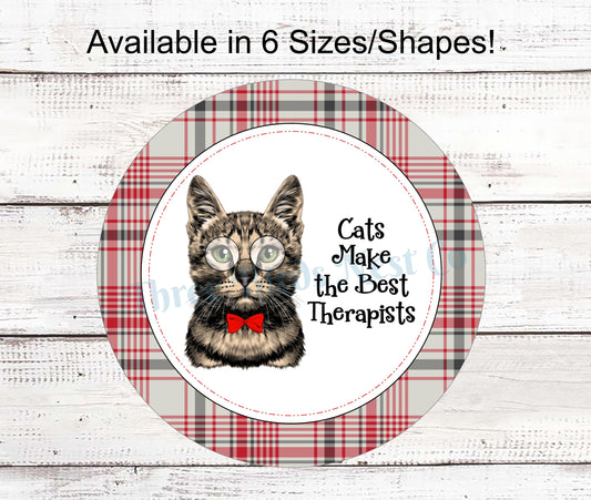 Cat Therapist Sign