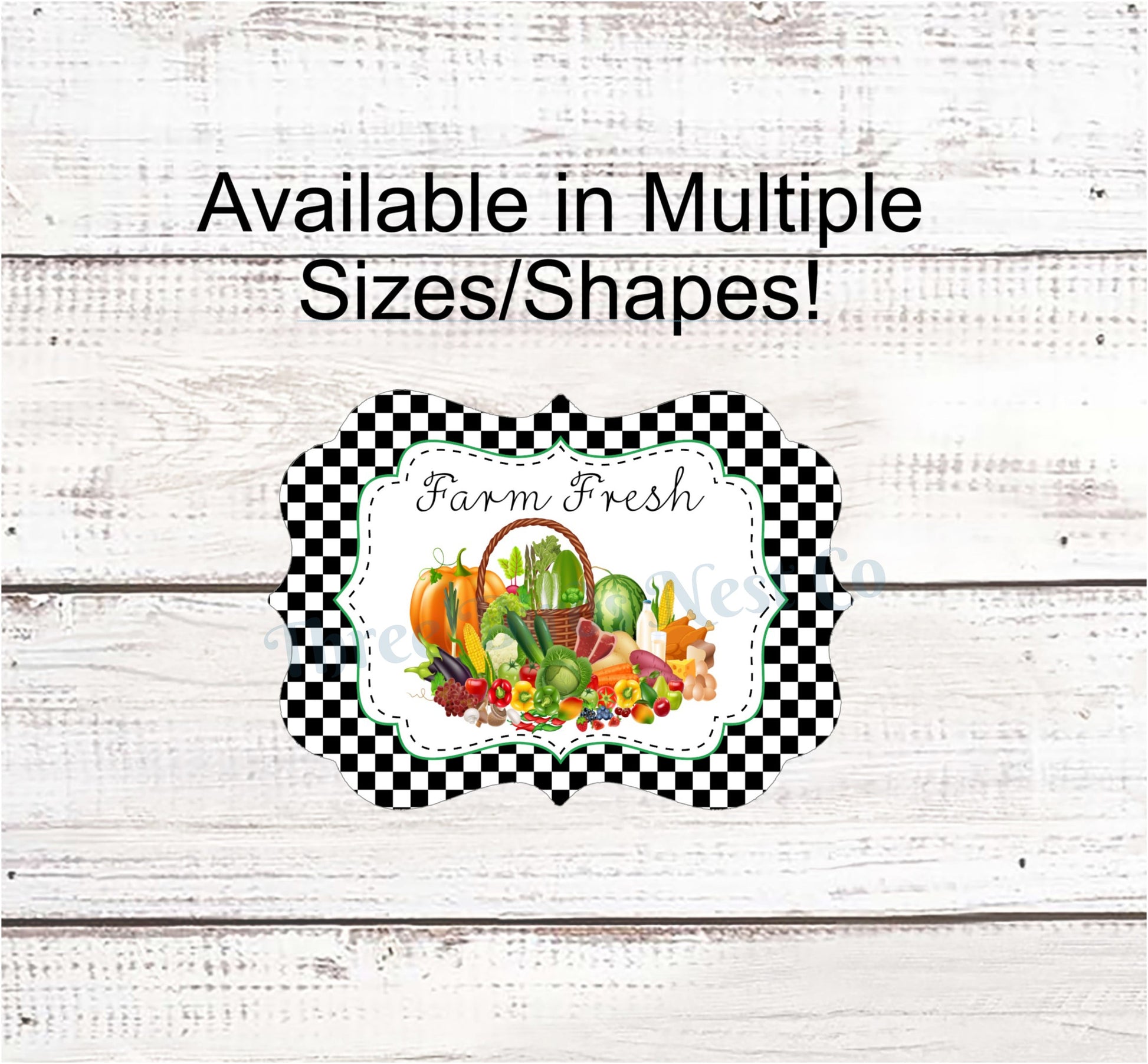 Farmers Market Sign - Farm Fresh Sign - Farmers Market Stand - Farmers Market Wreath - Vegetable Sign - Farm Wreath Signs