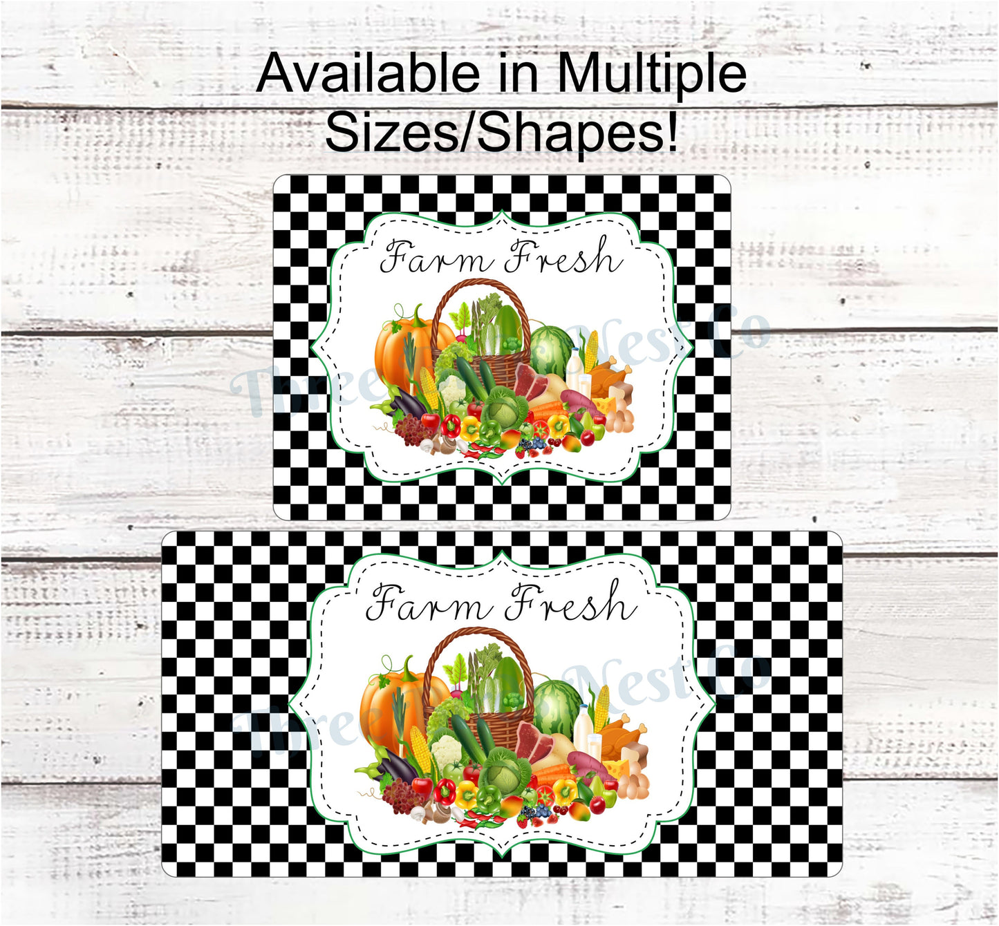 Farmers Market Sign - Farm Fresh Sign - Farmers Market Stand - Farmers Market Wreath - Vegetable Sign - Farm Wreath Signs