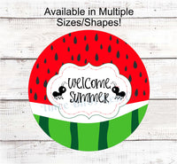 
              Welcome Summer Watermelon Ants Sign
            