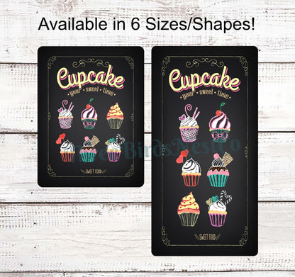 Chalkboard Cupcakes Sign