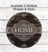 
              Lace Wood Home Sign
            