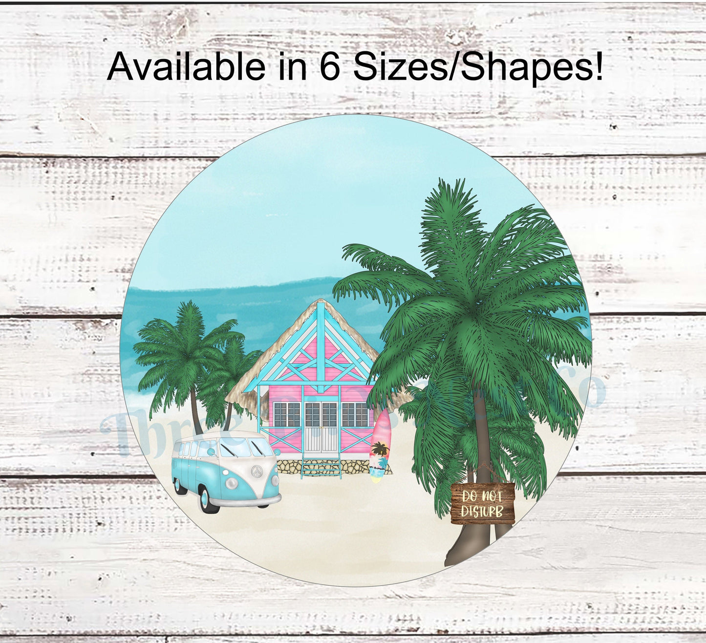 Beach Wreath Sign - Welcome Wreath Sign - Beach Wreath - Beach Decor - Beach Welcome Sign