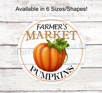 
              Farmers Market Pumpkins Sign
            