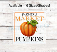 
              Farmers Market Pumpkins Sign
            