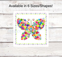 
              Bright Floral Butterfly Welcome
            