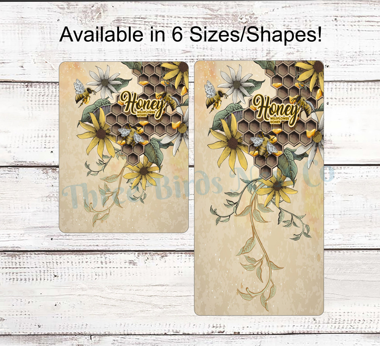 Honey Bees Honeycomb Sign