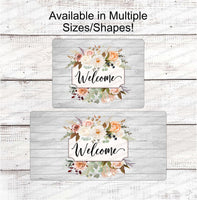 
              Rustic Roses Welcome Sign
            