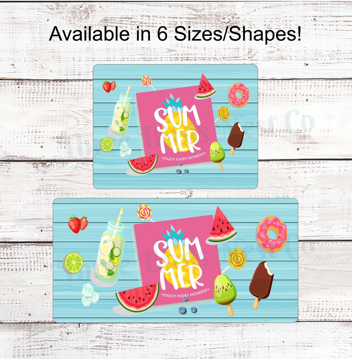 Summertime Sign - Watermelon Wreath Sign - Watermelon Sign - Sweet Summertime Sign - Summer Wreath Signs - Ice Cream Sign - Donut Sign