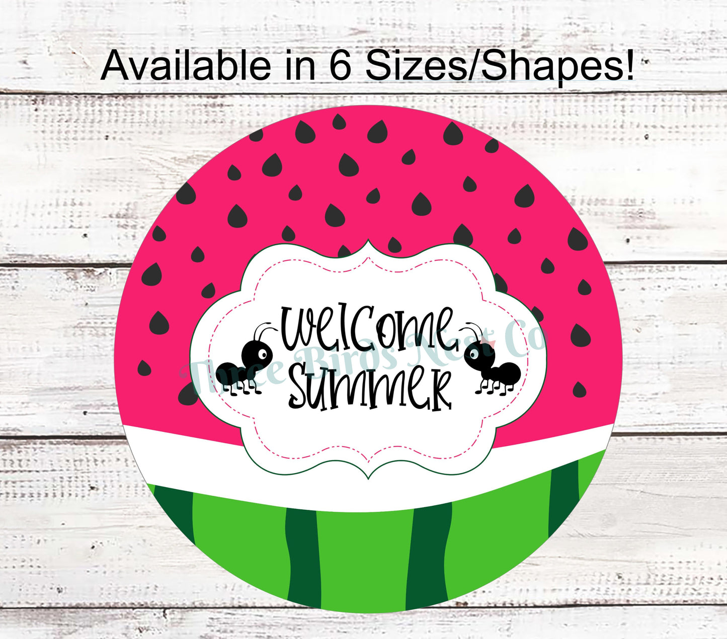 Welcome Summer Watermelon Ants Sign