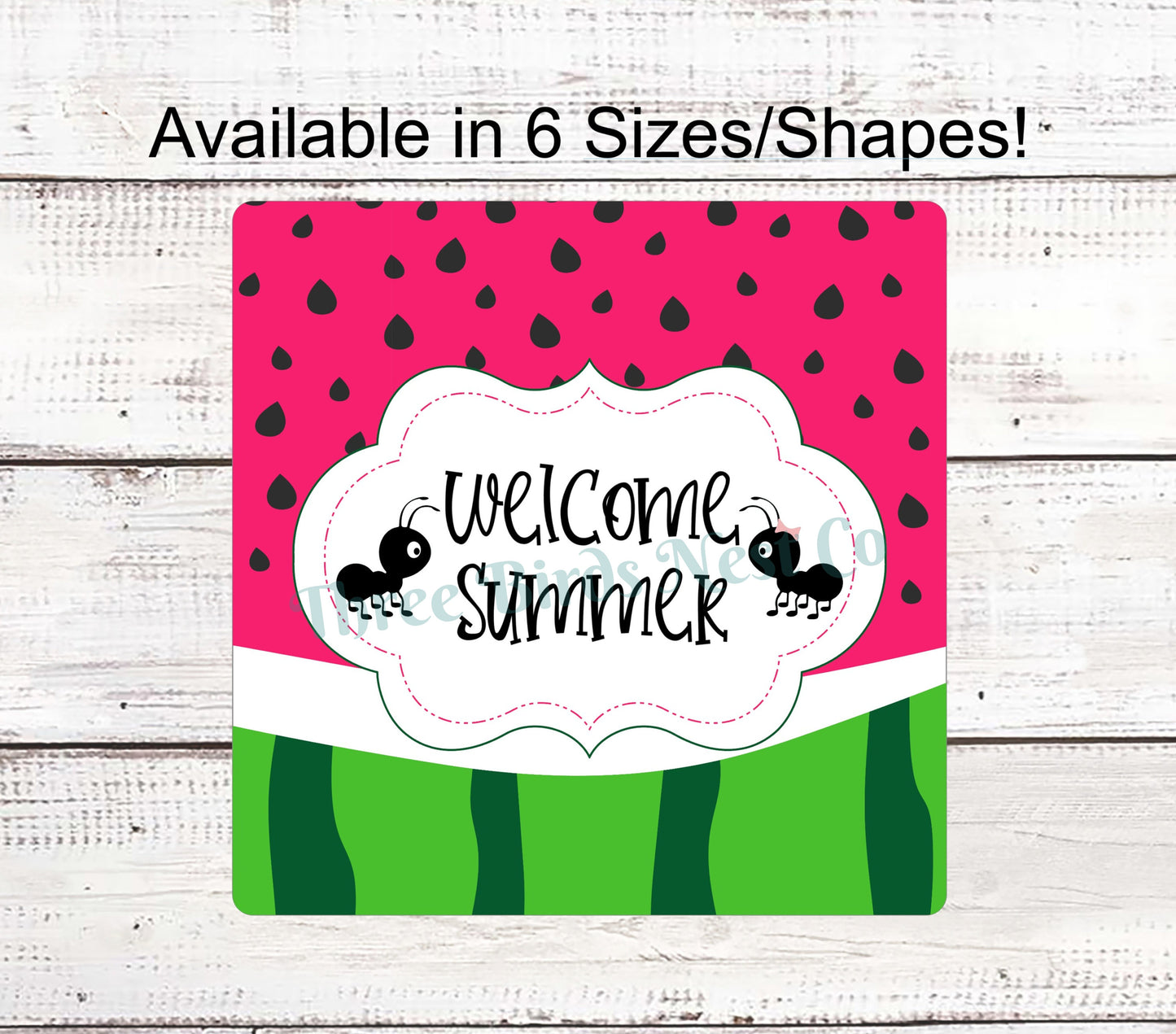 Welcome Summer Watermelon Ants Sign