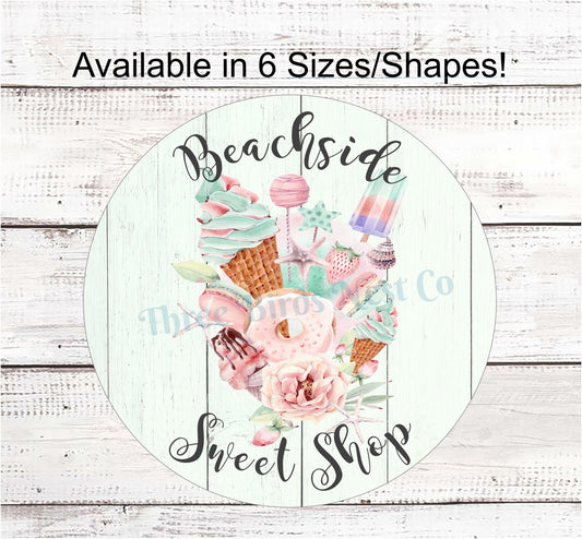 Beach Sweet Shop Sign