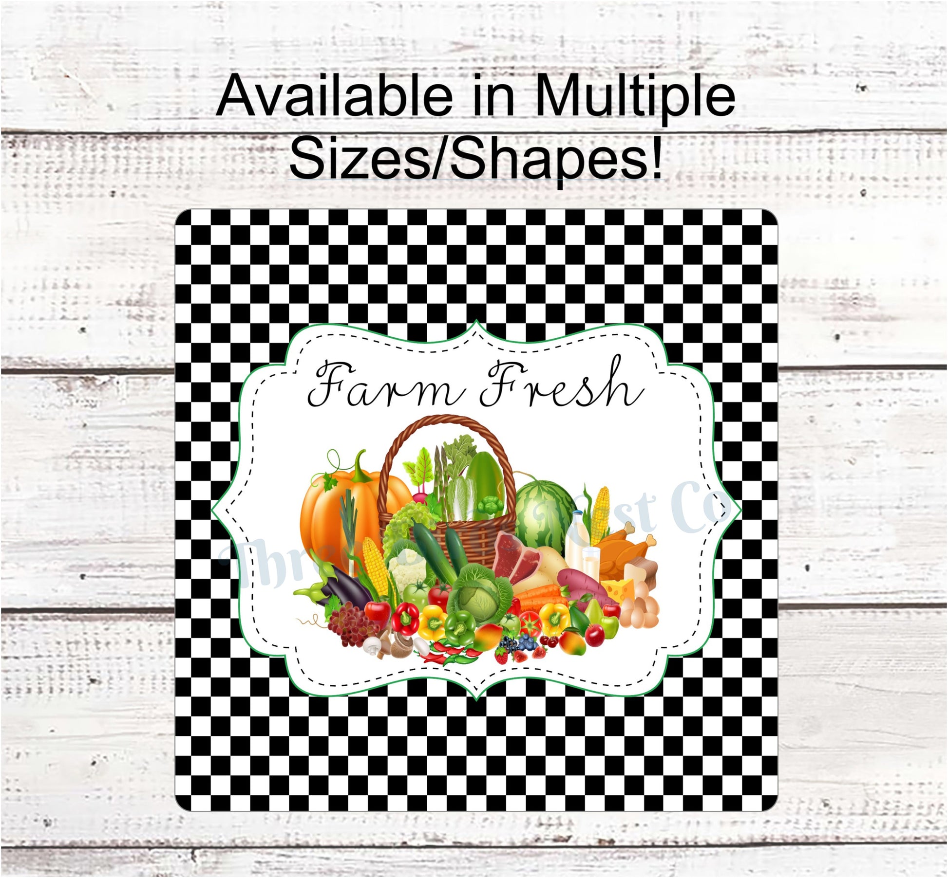 Farmers Market Sign - Farm Fresh Sign - Farmers Market Stand - Farmers Market Wreath - Vegetable Sign - Farm Wreath Signs